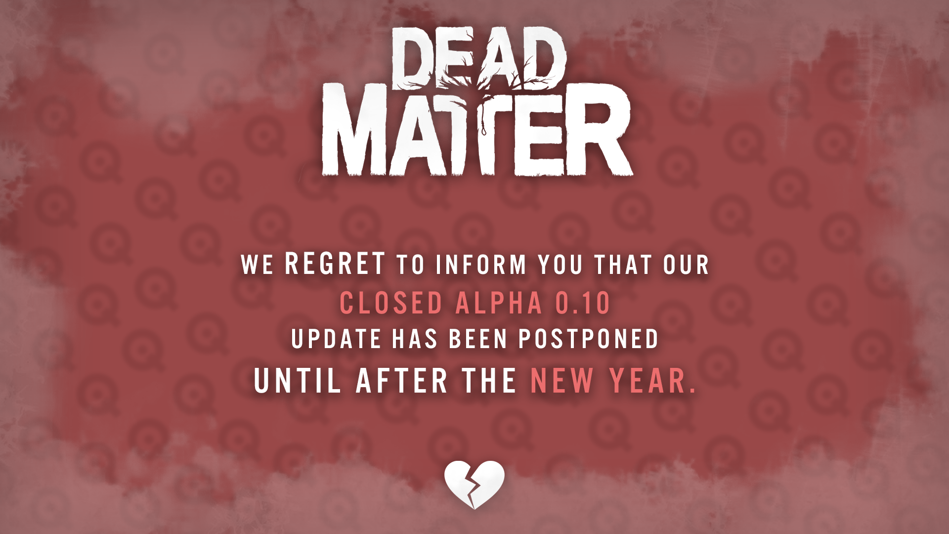 Cover Image for Closed Alpha 0.10 Postponed until New Year