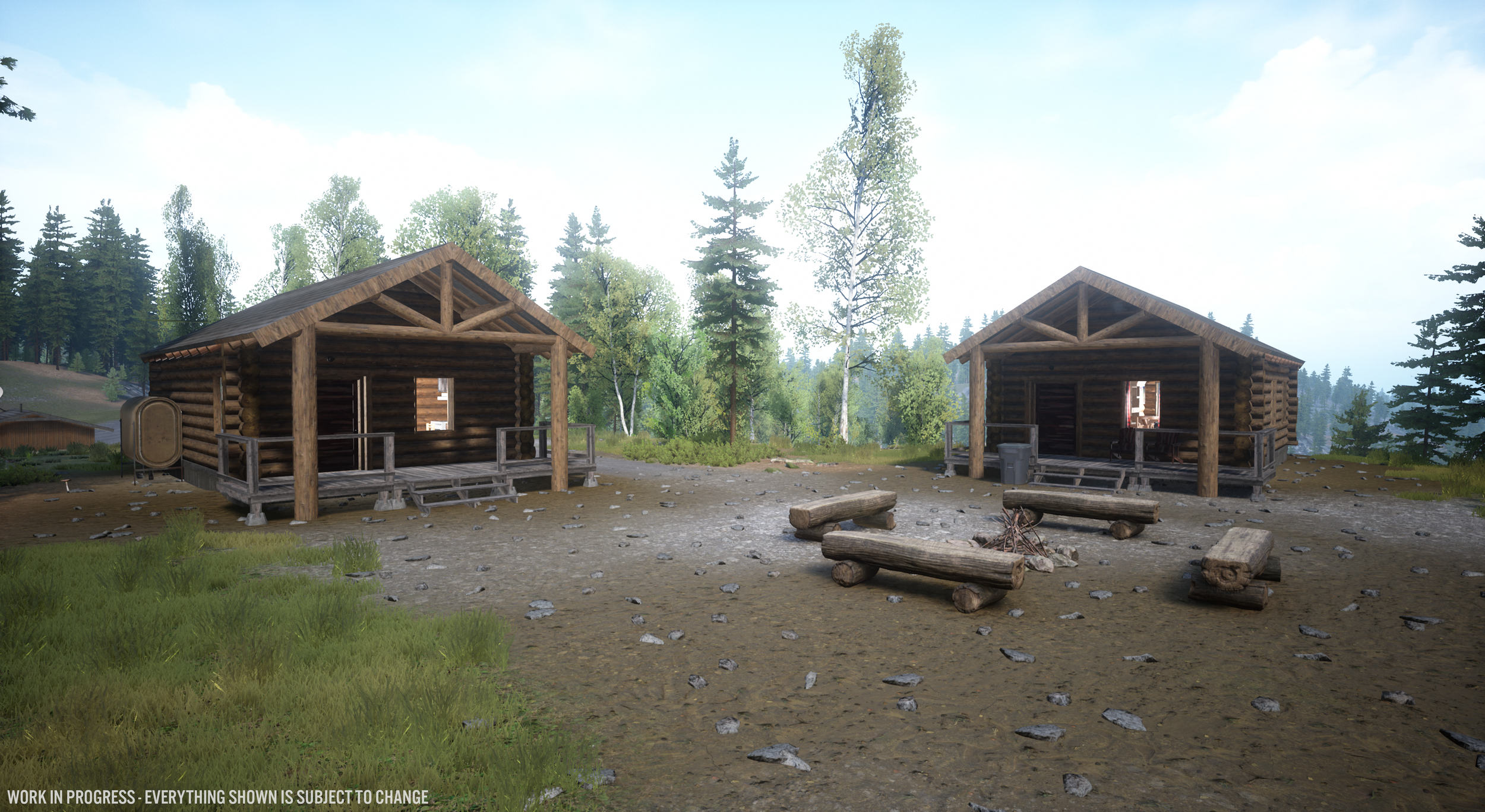 The original version of the Bowed Branches Campground, currently present in 0.6.0